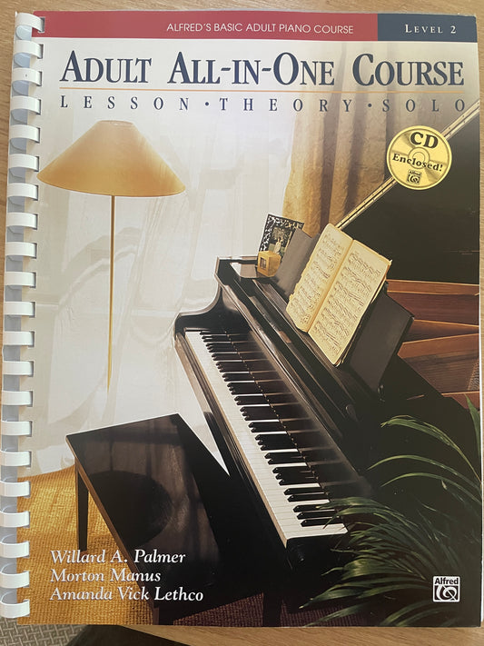 Alfred's Adult All-In-One Piano Method Level Two WITH CD