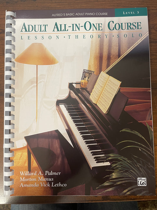 Alfred's Adult All-In-One Piano Method Level Three