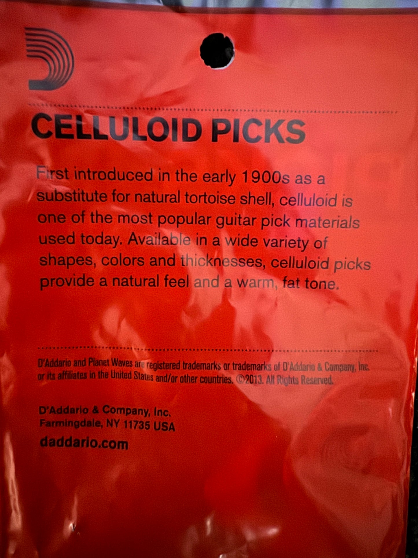 D'Addario Guitar Picks Classic Pearl Celluloid Assortment TWO 25-Packs