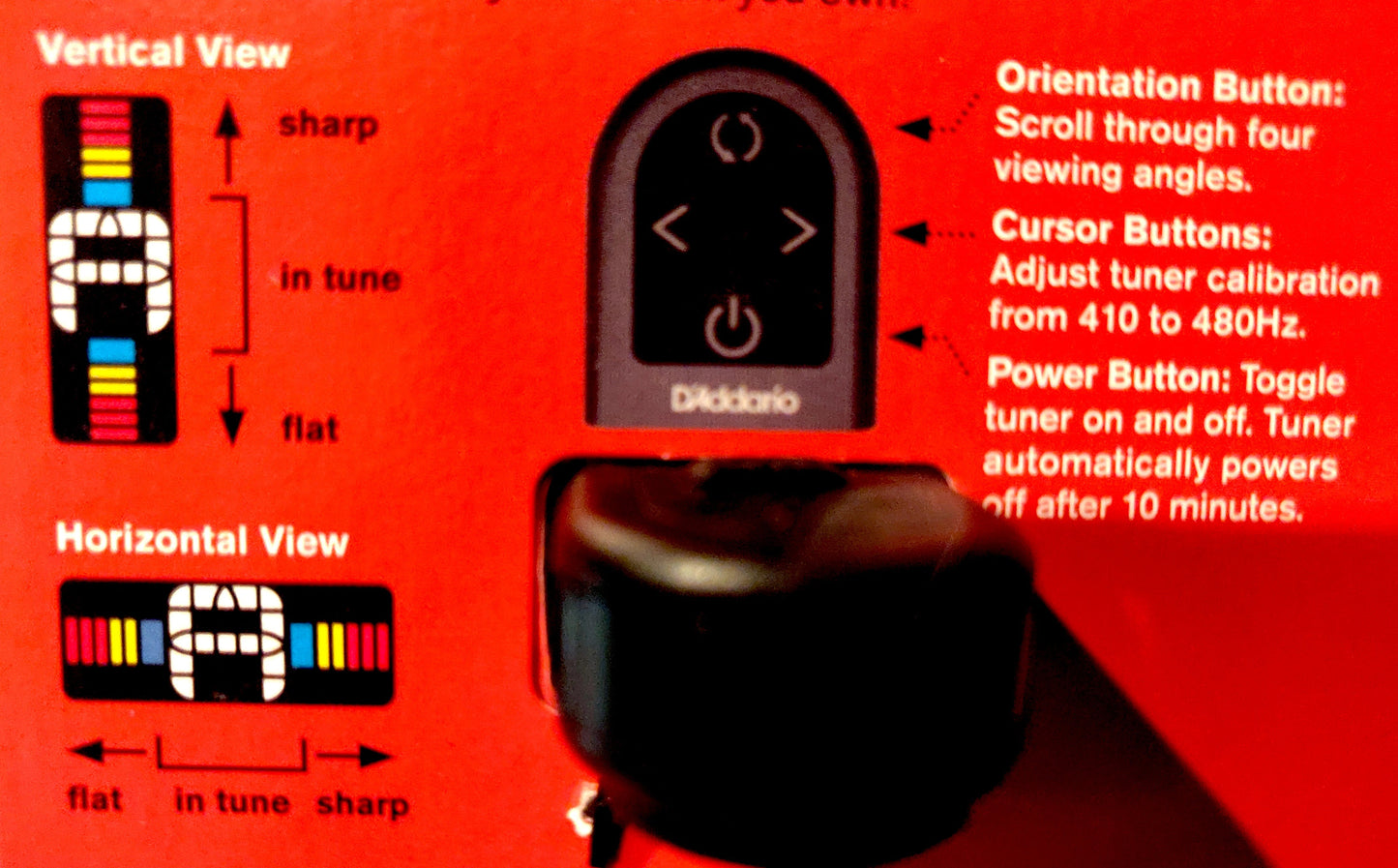 D'Addario Planet Waves Clip-on Tuner TWIN PACK (Guitar, Mando, Uke, Banjo, Bazuki)