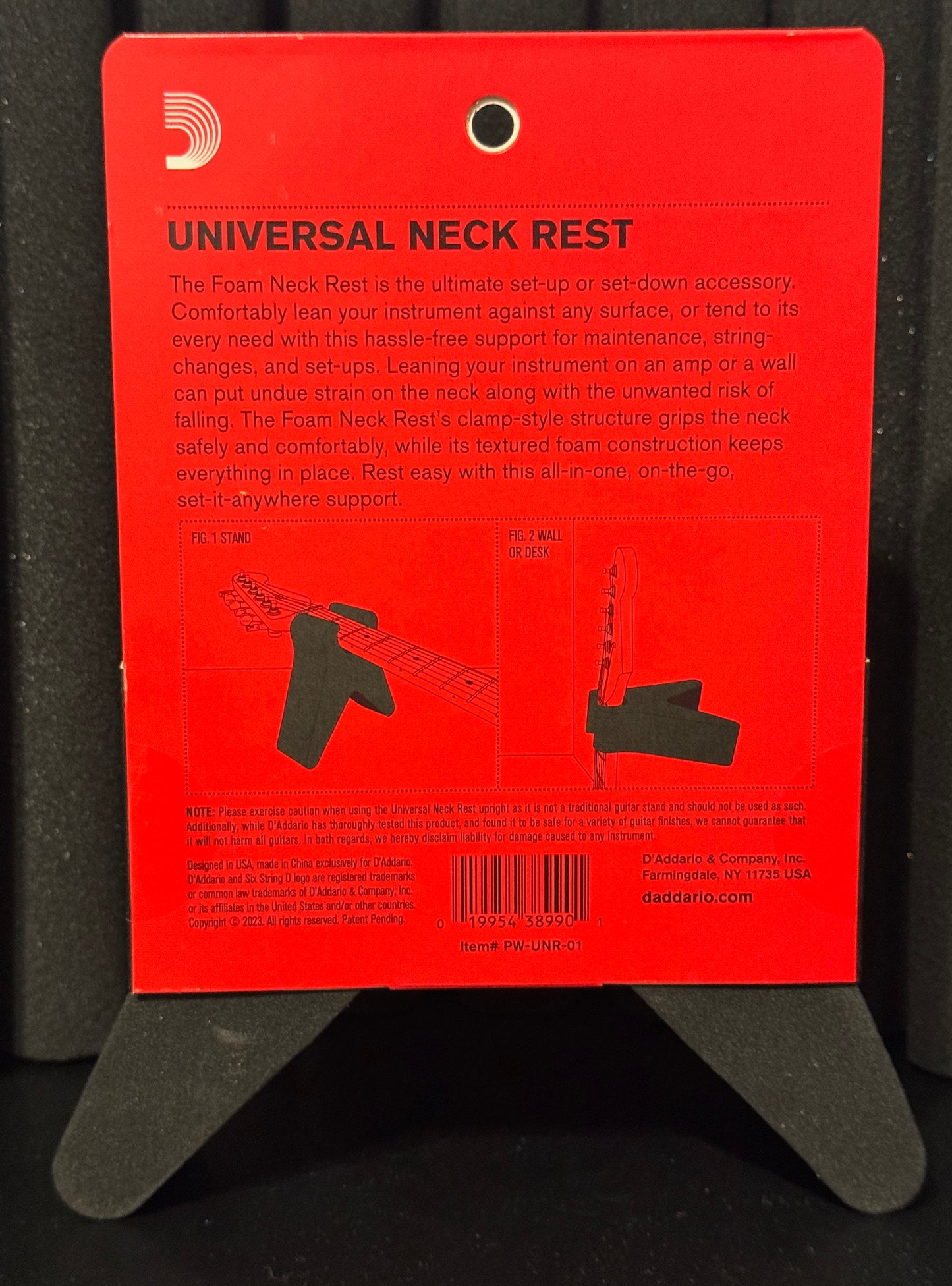 D'Addario Universal Neck Rest PW-UNR-01