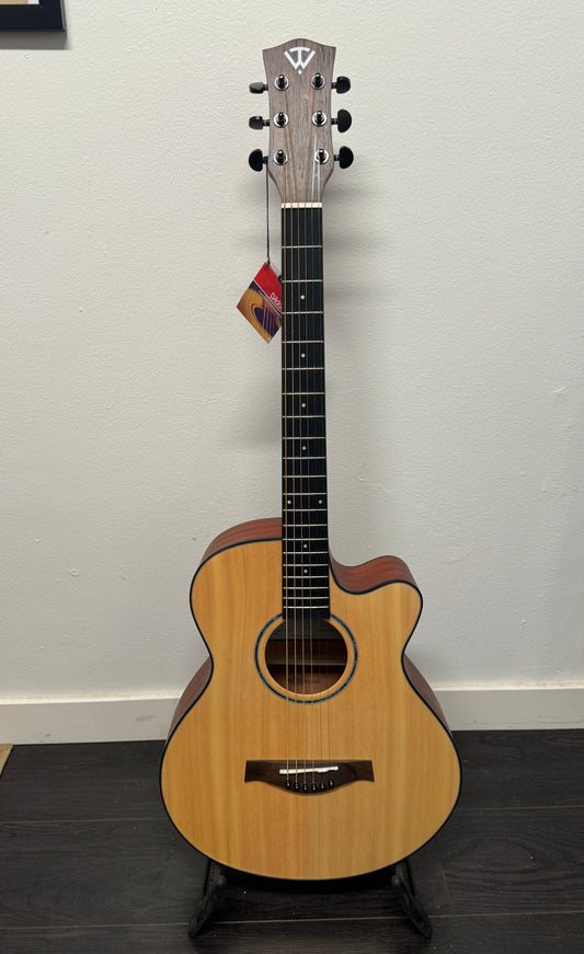 Twisted Wood Drifter Series Acoustic Guitar DR-240-CS