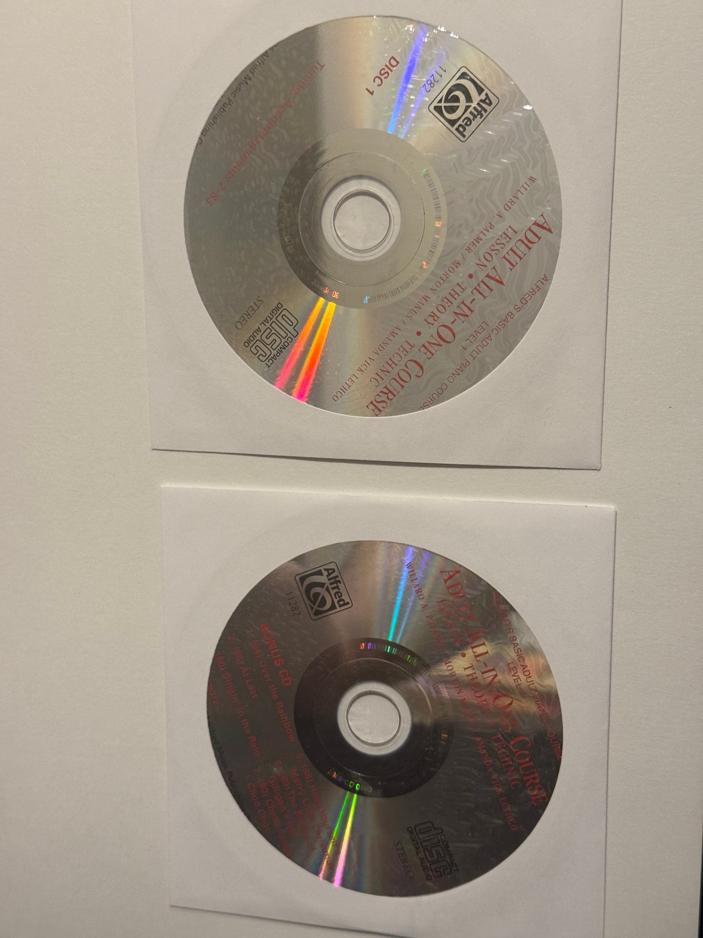 Alfred's Adult All-In-One Piano Method Level One WITH CDs