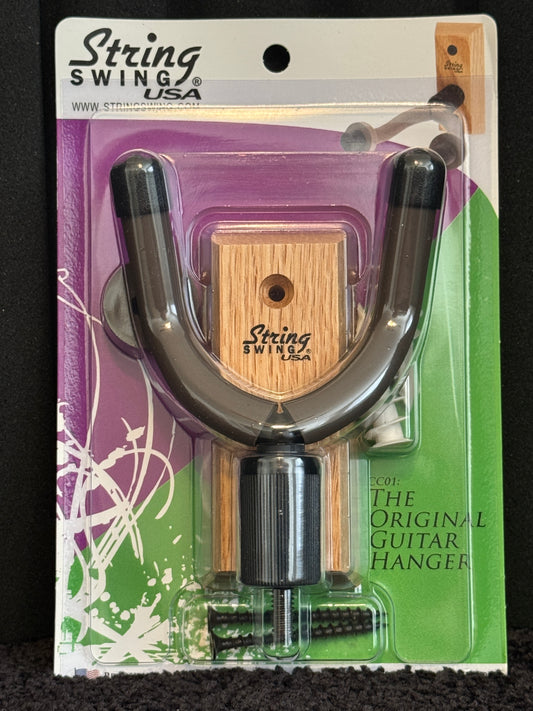 String Swing Original Oak Guitar Hanger Wall Mount CC01