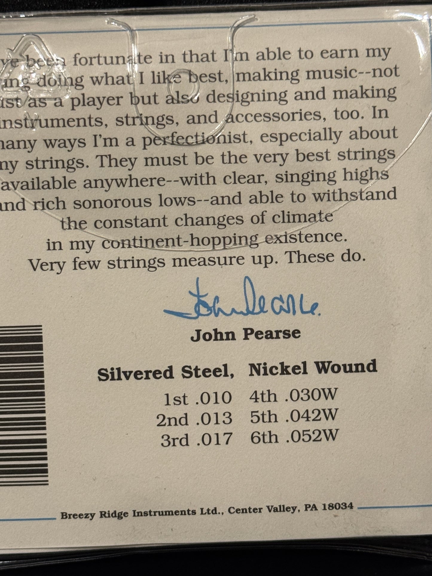 John Pearse Electric Guitar Strings