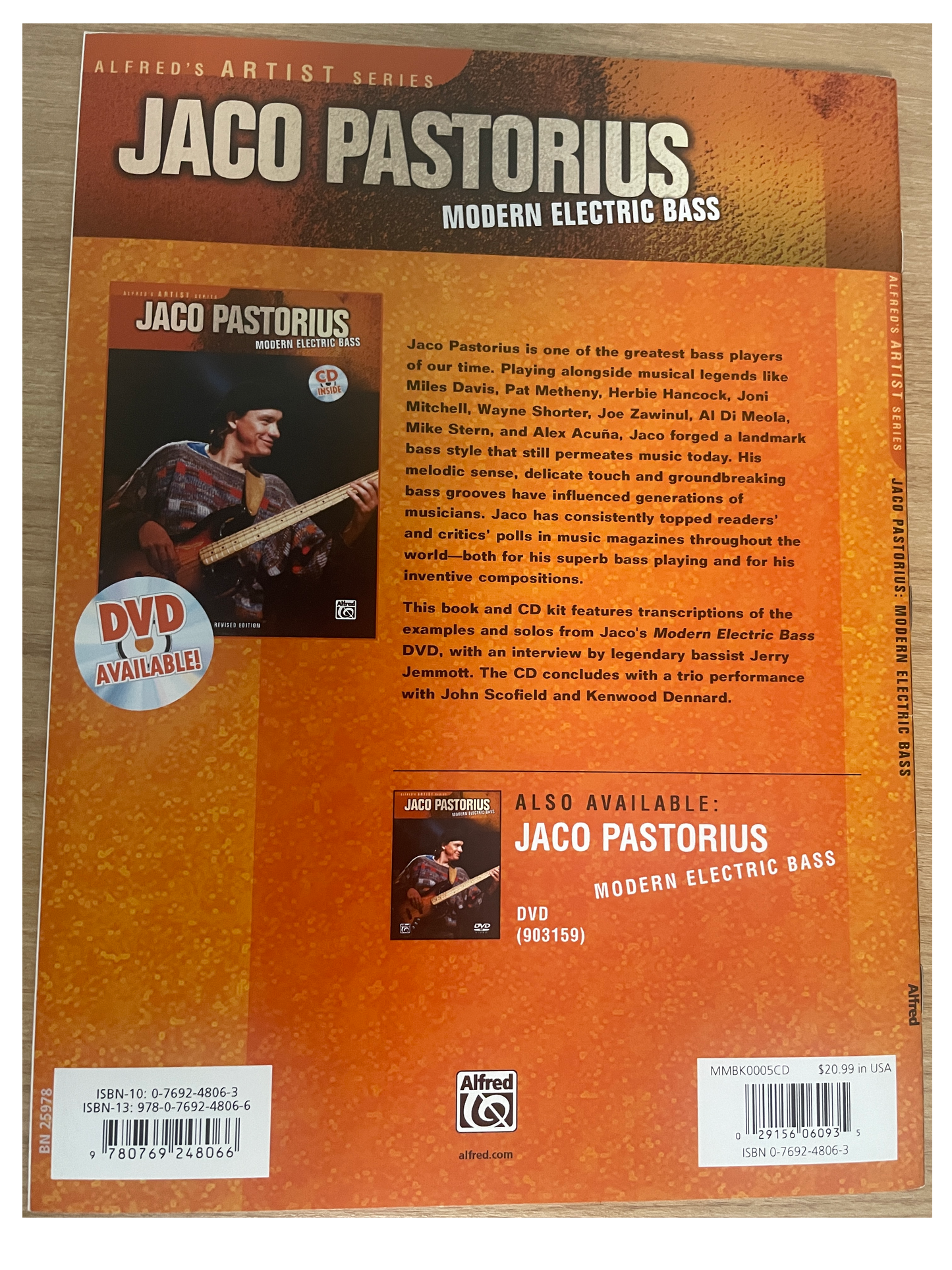 Alfred's Artist Series: Jaco Pastorious Modern Electric Bass