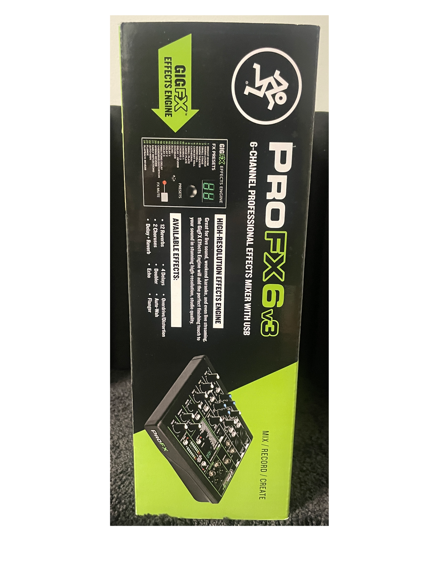 Mackie PROFX6V3 6 Channel Professional Effects Compact Mixer (Interface)