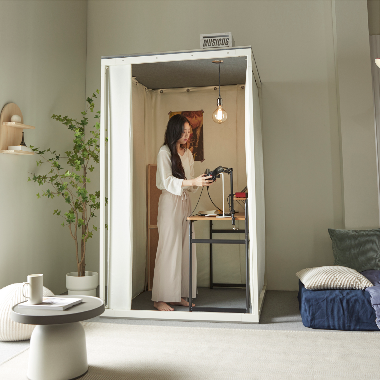Musicus B-Free Portable Vocal Booth for Home Studio
