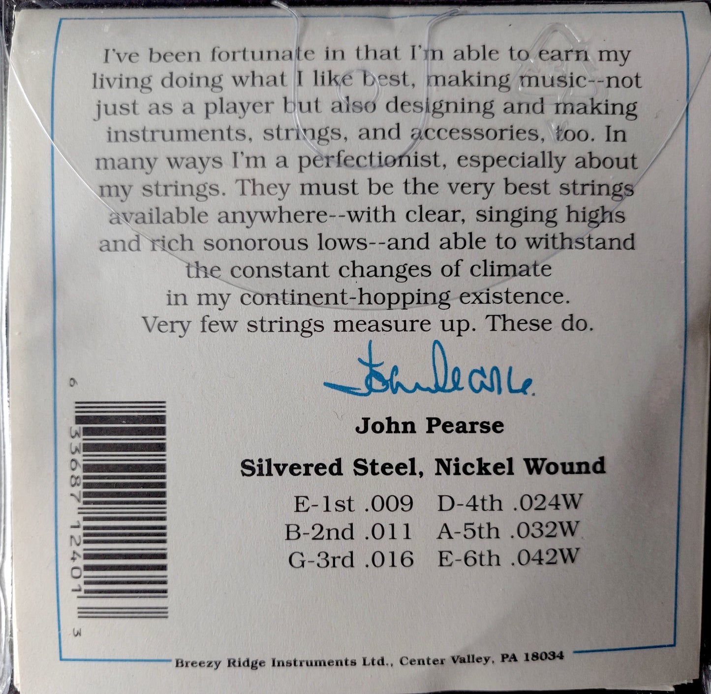 John Pearse Electric Guitar Strings