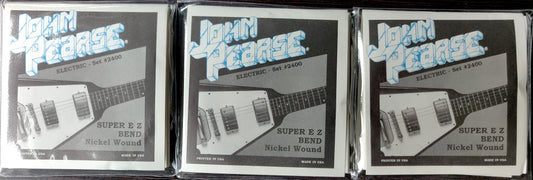 John Pearse Electric Guitar Strings THREE SETS
