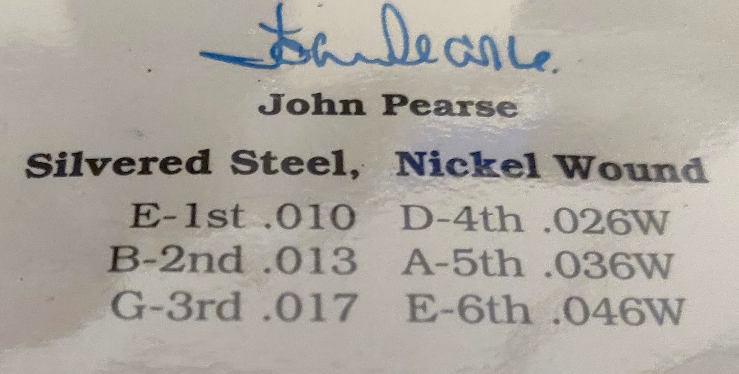 John Pearse Electric Guitar Strings THREE SETS