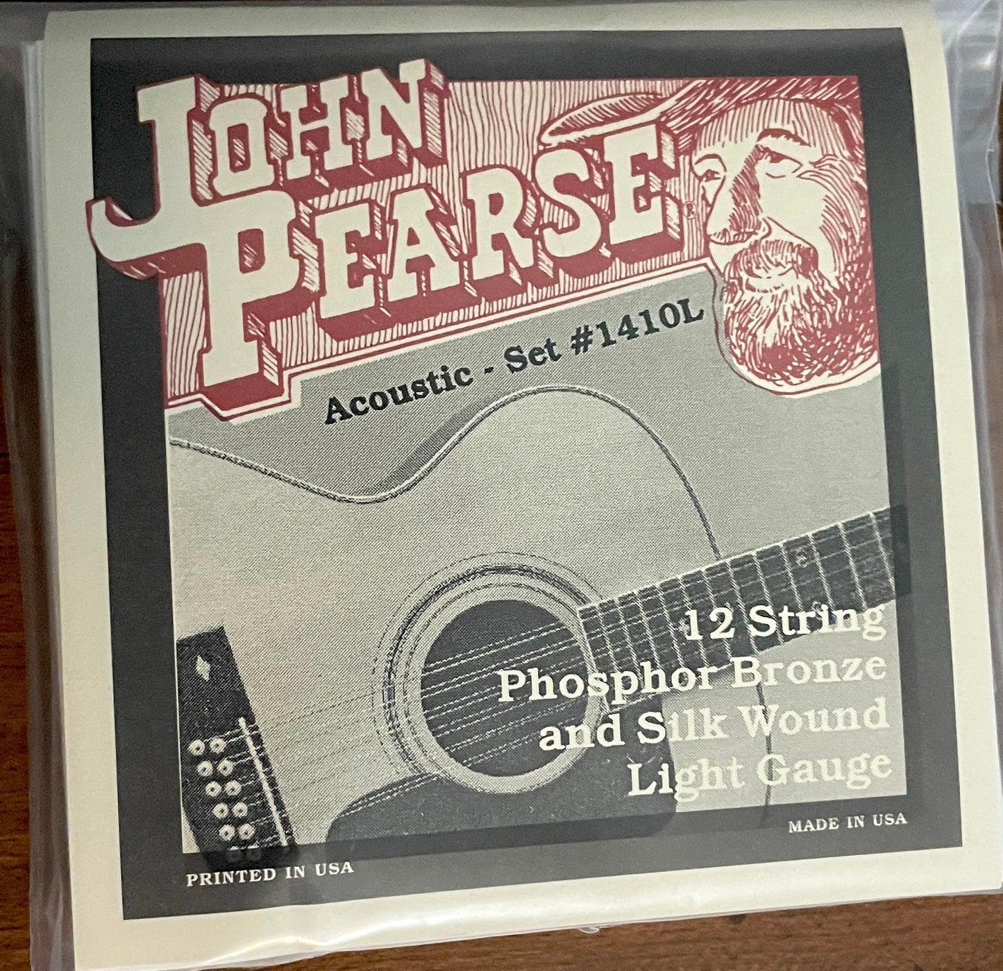 John Pearse Acoustic 12-String Silk & Phosphor Bronze 1410L
