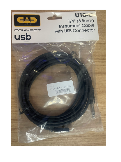 CAD 1/4" 10' Instrument Cable with USB-C Connector