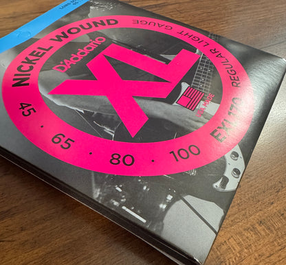 D'Addario XL Nickel Wound Bass Strings	45-100 EXL170