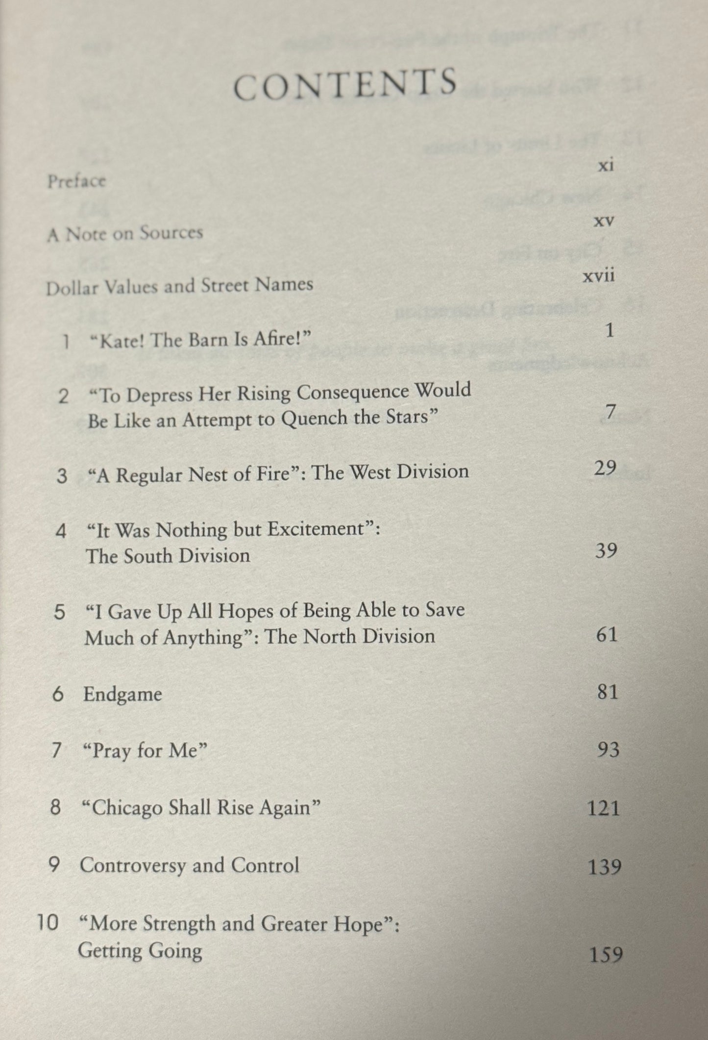 Chicago's Great Fire by Carl Smith