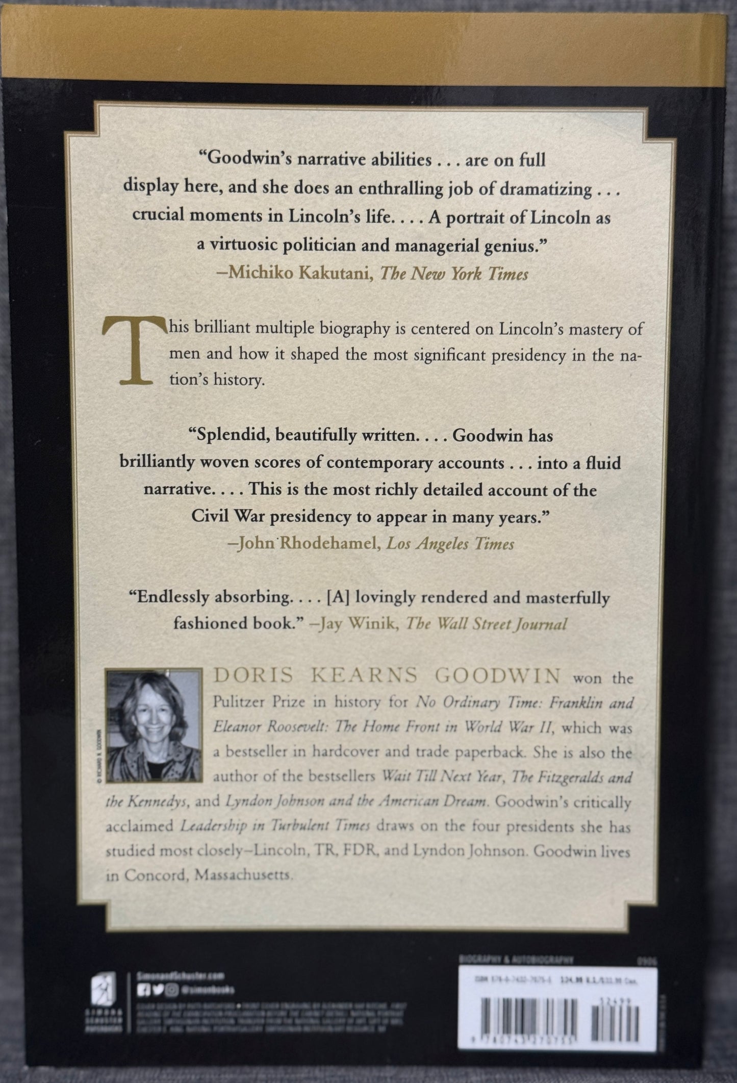 Team Of Rivals by Doris Kearns Goodwin