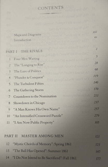 Team Of Rivals by Doris Kearns Goodwin