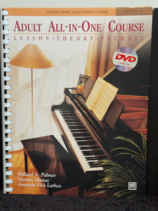 Alfred's Adult All-In-One Piano Method Level One WITH DVD