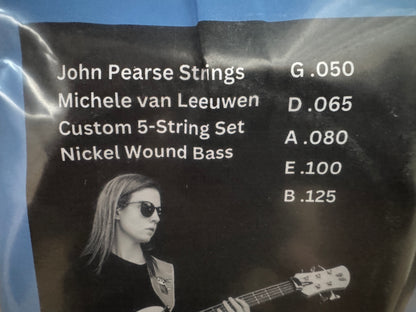 John Pearse Custom 5-String Nickel Wound Bass Strings