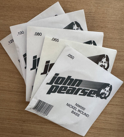 John Pearse Custom 5-String Nickel Wound Bass Strings
