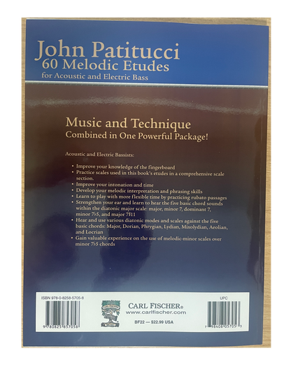 John Patitucci: 60 Melodic Etudes for Acoustic & Electric Bass