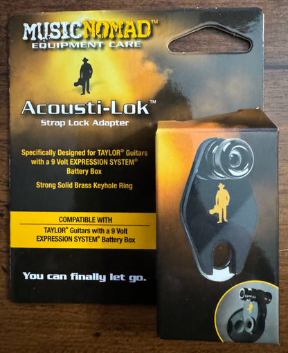 Music Nomad: Acousti-Lok Strap Lock Adapter for TAYLOR® Guitars MN272