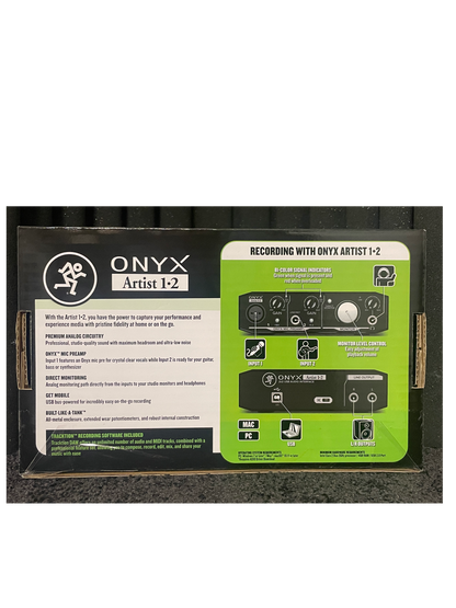 MACKIE ONYX Artist 1•2 USB Audio Interface 2 In x 2 Out