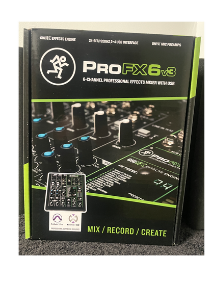 Mackie PROFX6V3 6 Channel Professional Effects Compact Mixer (Interface)