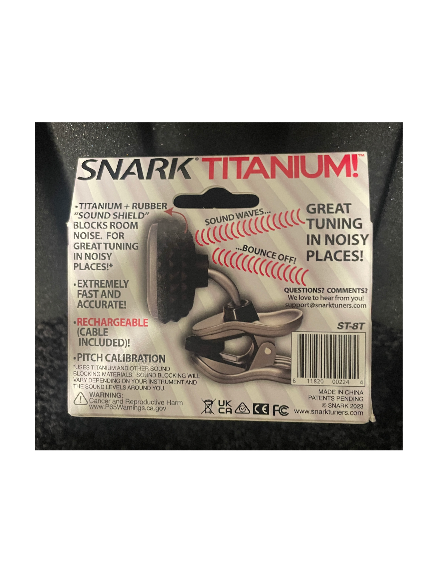 Snark ST-8 Titanium Chromatic All-instrument Clip-On Tuner