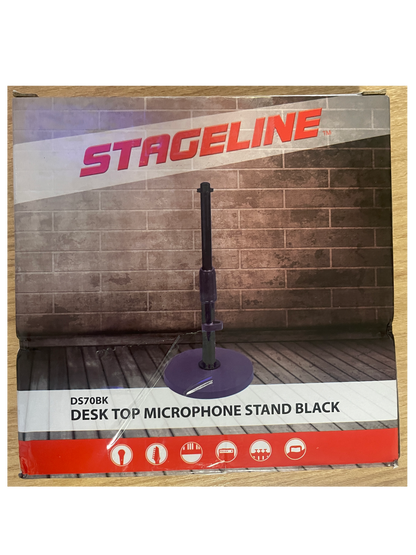 STAGELINE Desk Top Microphone Stand For All Regular Mics