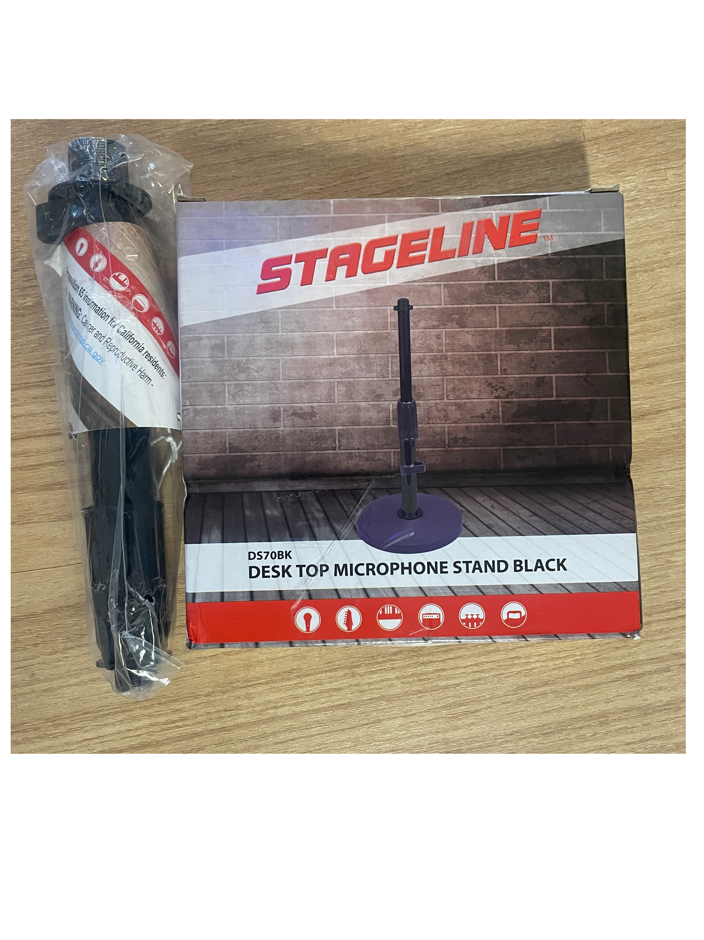STAGELINE Desk Top Microphone Stand For All Regular Mics