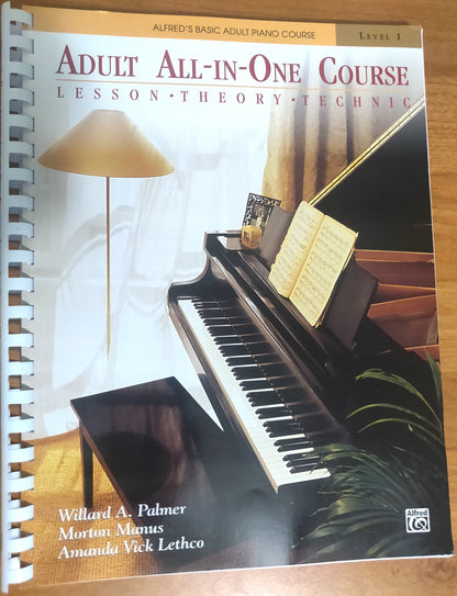 Alfred's Adult All-In-One Piano Method Level One