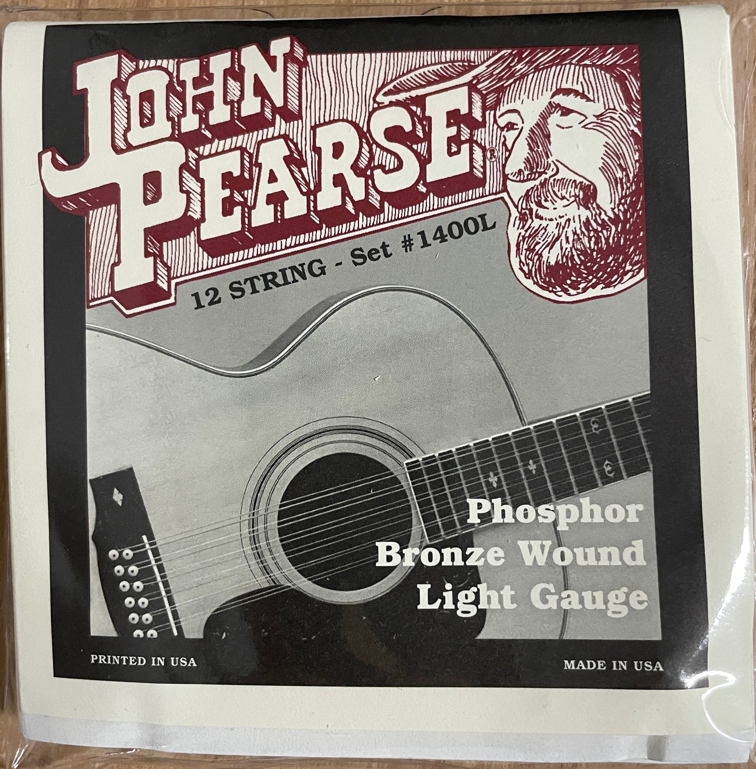 John Pearse 12 String Acoustic Phosphor Bronze Strings Phil