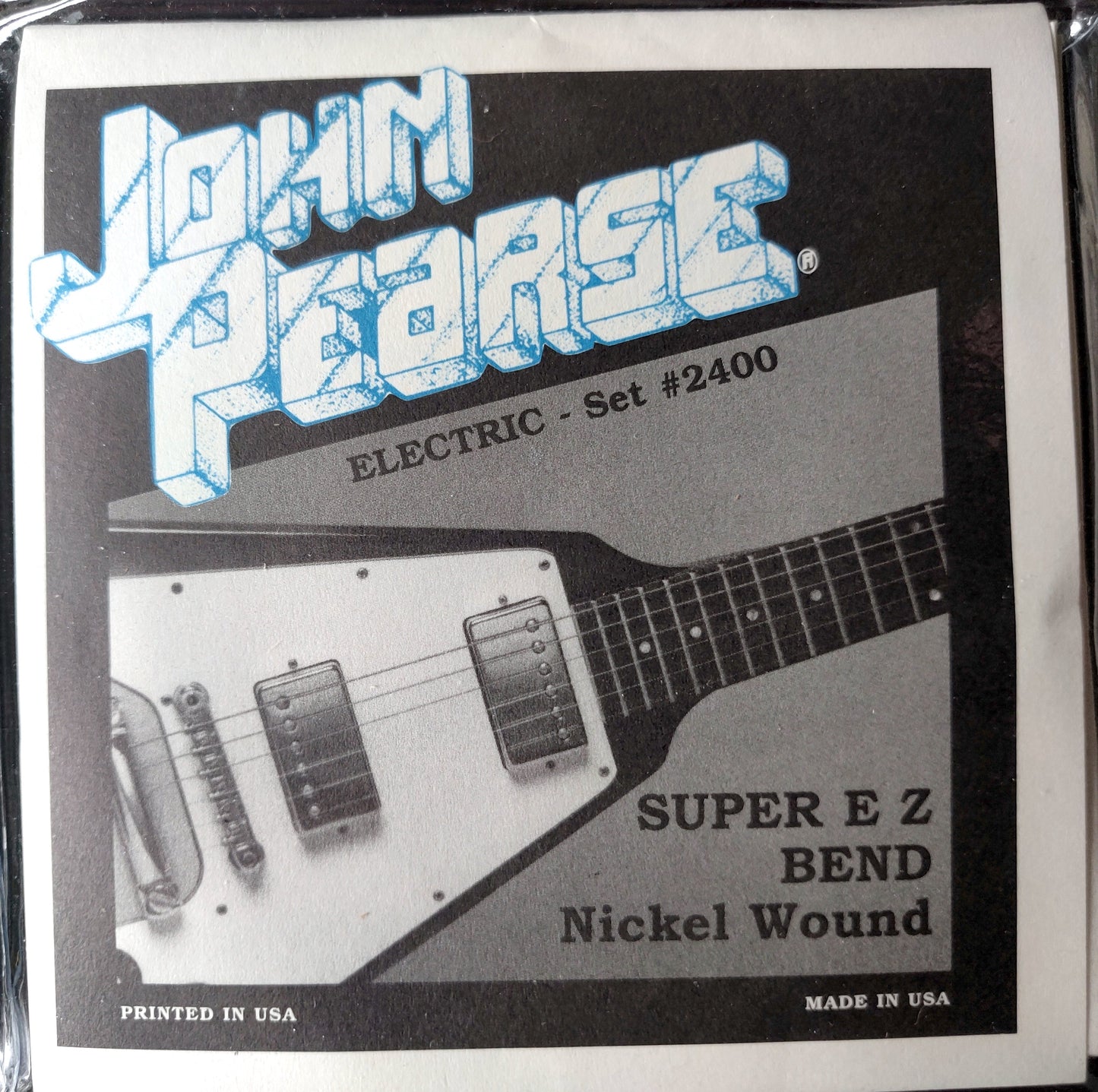 John Pearse Electric Guitar Strings THREE SETS