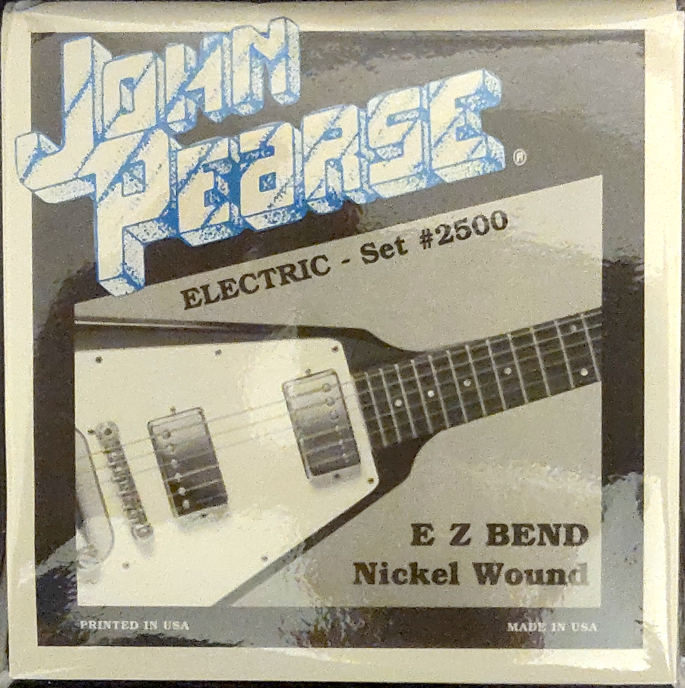 John Pearse Electric Guitar Strings THREE SETS