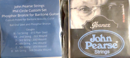 John Pearse Custom Baritone Acoustic Guitar Strings