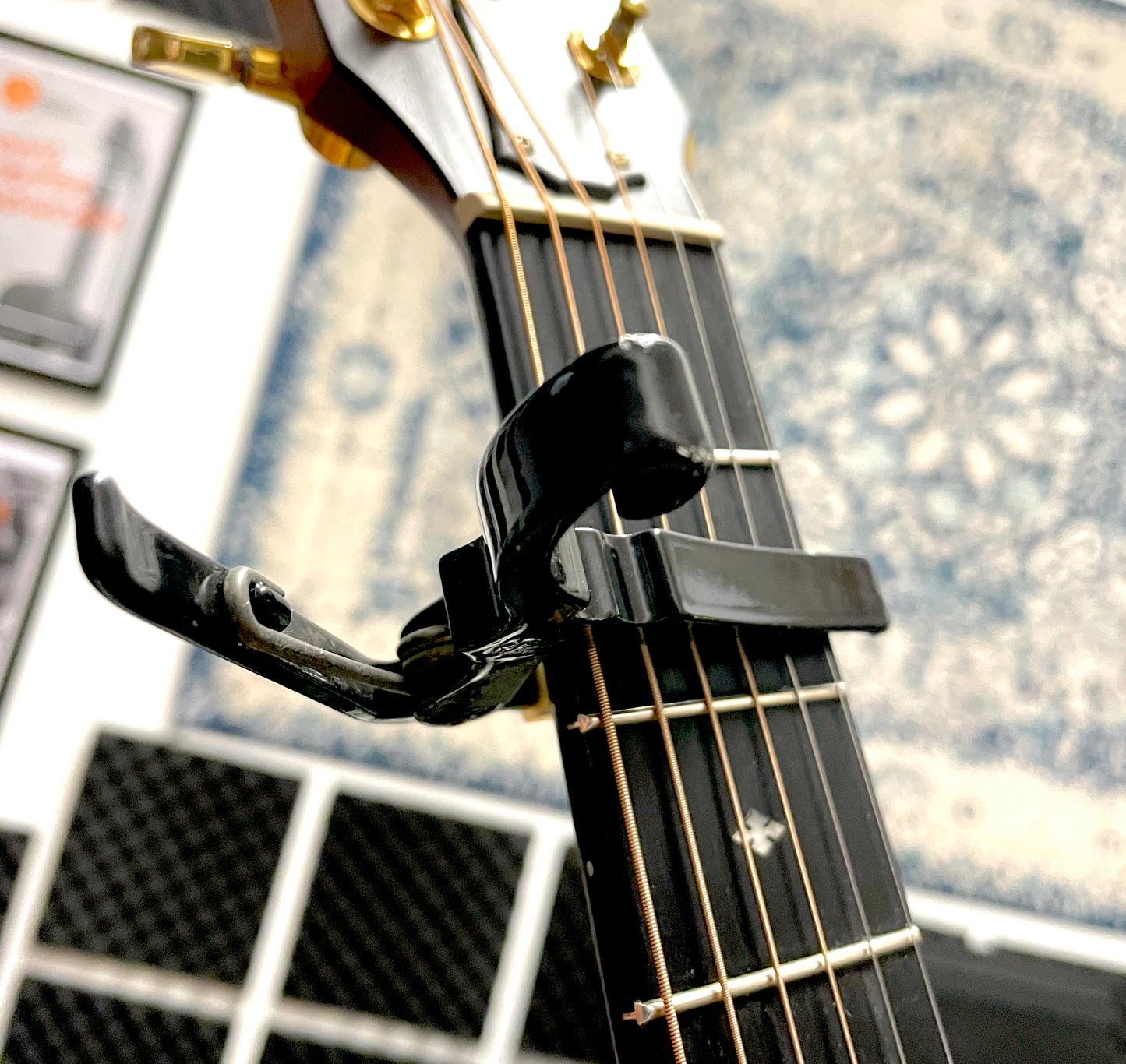 Kyser® Quick-Change Capo for Acoustic/Electric Guitars - Black